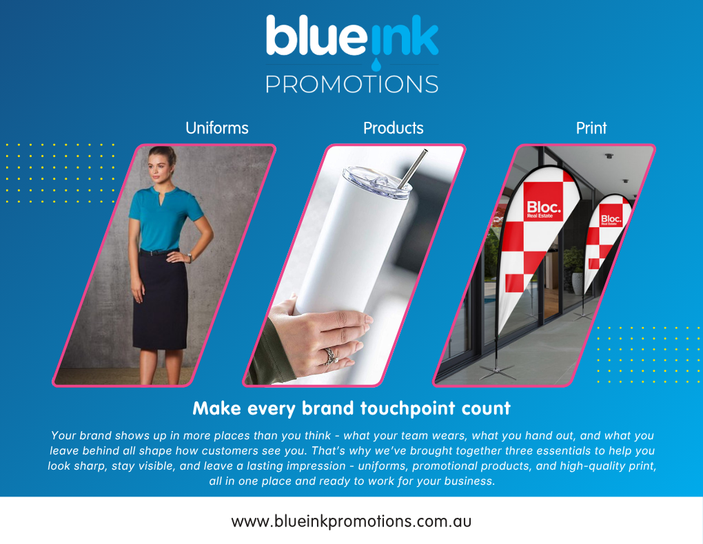 Blue Ink Promotions Website