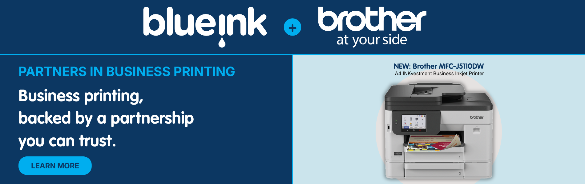Blue Ink & Brother - Partners in Printing