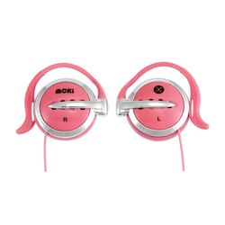 Moki Clip-on Earphones Pink