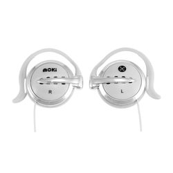 Moki Clip-on Earphones White