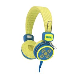 Moki Kid Safe Volume Limited Headphones Yellow/Blue