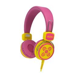 Moki Kid Safe Volume Limited Headphones Pink/Yellow