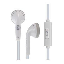 Moki Stereo Wired Earphones + Microphone White