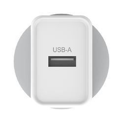Verbatim Charger Usb Single Port 2.4A White