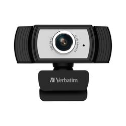 Verbatim 1080P Webcam Full Hd Black/Silver