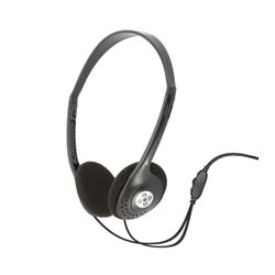 Moki Lite Headphones + Volume Control Black