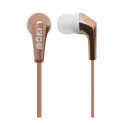 Moki Life Metallics Earphones Rose Gold