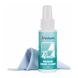 Verbatim Cleaning Wipes Screen Kit Includes Microfibre Cloth And 60L Pump Bottle