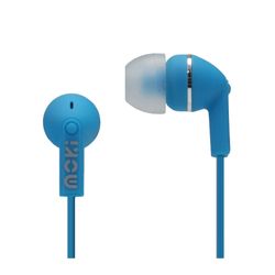 Moki Dots Noise Isolation Wired Earphones Blue