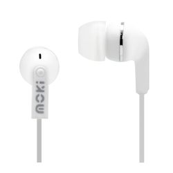 Moki Dots Noise Isolation Wired Earphones White