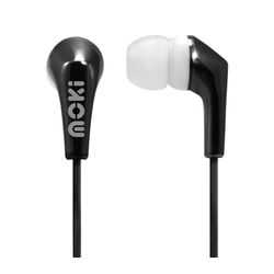 Moki Metallics Wired Earphones Black