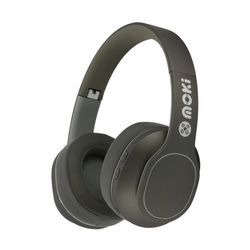 Moki Navigator ANC Volume Limited Wireless Headphones Grey