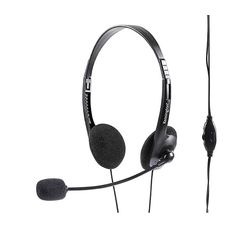 Kensington Headphone 33467 With Mic And Volume Black