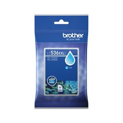 Brother LC-536XXL Cyan Ink Cartridge - up to 2,500 pages