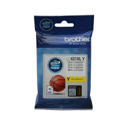 Brother LC-431XL Yellow Ink Cartridge - up to 500 pages