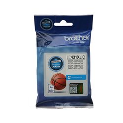 Brother LC-431XL Cyan Ink Cartridge - up to 500 pages