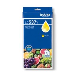 Brother LC-537 Yellow Ink Cartridge 10,000 pages
