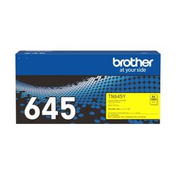 Brother TN-645Y Genuine Yellow Standard Yield Toner Cartridge