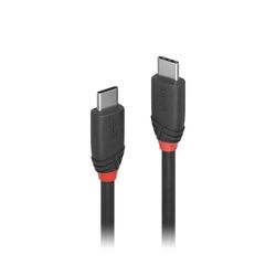 Lindy 1m USB-C 3.1 Cable 3A Black Line
