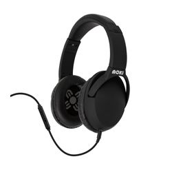 Moki Nero Wired Headphones + Microphone Black