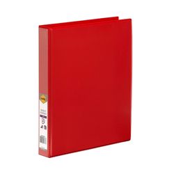 Marbig Clearview Insert Ring Binder A4 25mm 2d Red