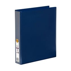Marbig Clearview Insert Ring Binder A4 38mm 2d Blue