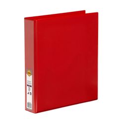 Marbig Clearview Insert Ring Binder A4 38mm 2d Red