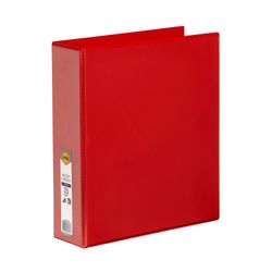 Marbig Clearview Insert Ring Binder A4 50mm 2d Red