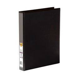 Marbig Clearview Insert Ring Binder A4 25mm 4d Black