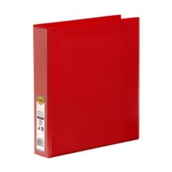 Marbig Clearview Insert Ring Binder A4 38mm 4d Red