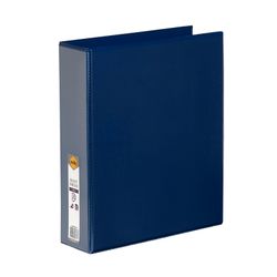 Marbig Clearview Insert Ring Binder A4 50mm 4d Blue