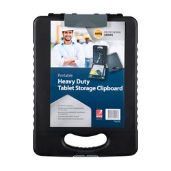 Marbig Clipboard Heavy Duty Tablet Storage A4 Charcoal
