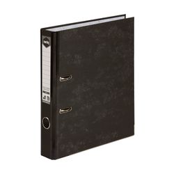 Marbig Lever Arch File A4 Half Arch Reinforced Spine Black
