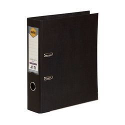 Marbig Lever Arch File A4 PE Linen Black