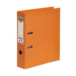Marbig Lever Arch File A4 PE Linen Orange