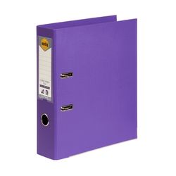 Marbig Lever Arch File A4 PE Linen Purple