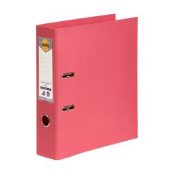 Marbig Lever Arch File A4 PE Linen Coral