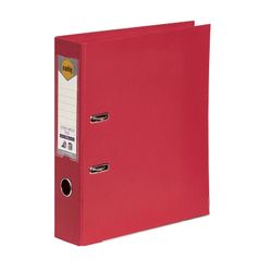 Marbig Lever Arch File A4 PE Linen Deep Red
