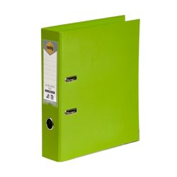 Marbig Lever Arch File A4 PE Linen Lime Green