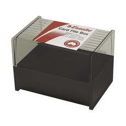 Esselte SWS Card File Box 102x152 (6x4) Black
