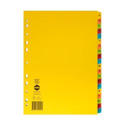 Marbig Indices & Dividers A-Z Tab Manilla A4 Brights