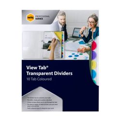 Marbig Professional Indices & Dividers 10 Tab Pp A4 Multi Colour