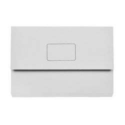Marbig Slimpick Foolscap Cardboard Document Wallet Grey