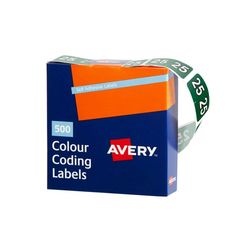 Avery 25 Lateral File Year Side Tab Label Pack 500
