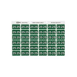 Avery 25 Lateral File Year Side Tab Label Pack 180
