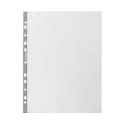 Marbig Sheet Protectors Medium Weight Reinforced A4 50um Copysafe Pack 100