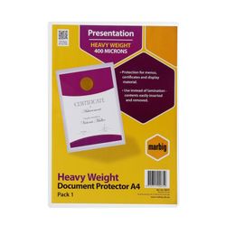 Marbig Document Protector PVC A4