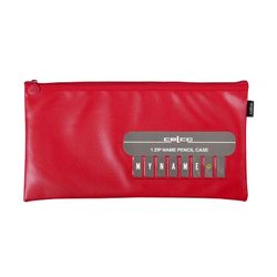 Celco Pencil Case 974456 Medium Name 338x174mm Red