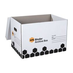 Marbig Archive Box Binder Super Strength Pack 5