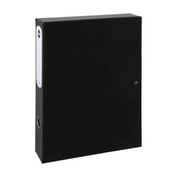 Marbig Box File Foolscap Heavy Duty Black